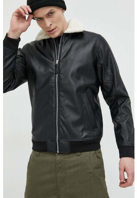 Hollister Co. Яке в черно с преходна изолация - Pepit.bg