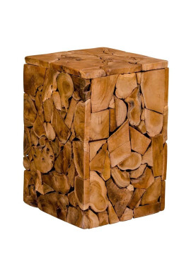 House Nordic Табуретка Mosaic Teak - Pepit.bg