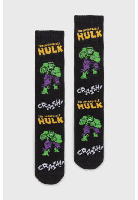 Huf Чорапи X Marvel Hulk в черно - Pepit.bg