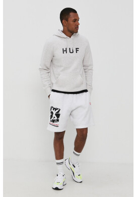 Huf Суичър в сиво с принт - Pepit.bg