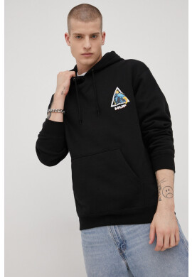 Huf Суичър X Marvel в черно с принт - Pepit.bg