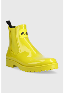 Hugo Гумени ботуши Tabita Rain Bootie в черно - Pepit.bg