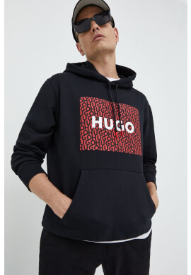 Hugo Памучен суичър с принт - Pepit.bg