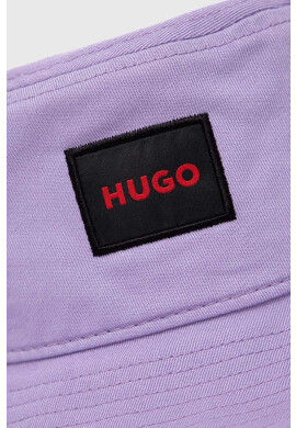 Hugo Памучна капела в лилаво от памук - Pepit.bg