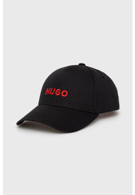 Hugo Шапка в черно с апликация - Pepit.bg