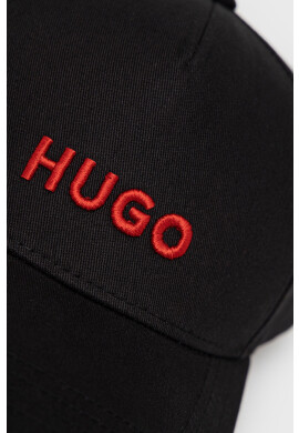 Hugo Шапка в черно с апликация - Pepit.bg