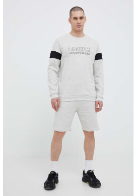 Hummel Суичър в сиво с принт - Pepit.bg