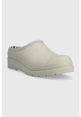 Hunter Чехли Womens Play Clog в сиво с платформа WFF1002RMA - Pepit.bg