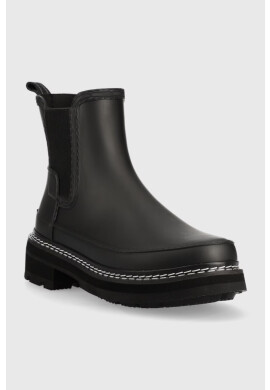 Hunter Гумени ботуши Ref Stitch Detail Chelsea Ref Stitch Detail Chelsea в черно WFS2100RMA - Pepit.bg