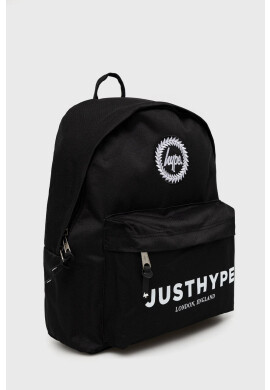 Hype Детска раница Black Logo Twlg-813 в черно голям размер с принт - Pepit.bg