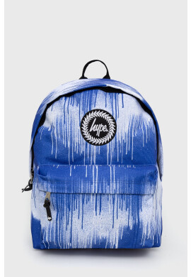 Hype Детска раница Royal Blue Single Drip Twlg-708 в лилаво голям размер с десен - Pepit.bg