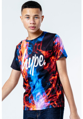 Hype Детска тениска CYAN FIRE - Pepit.bg