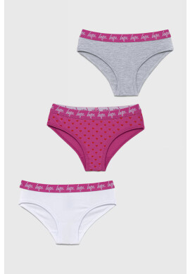 Hype Детски бикини (3-pack) в розово - Pepit.bg