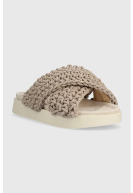 Inuikii Чехли Woven в бежово 70104-105 - Pepit.bg