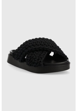 Inuikii Чехли Woven в черно 70104-105 - Pepit.bg