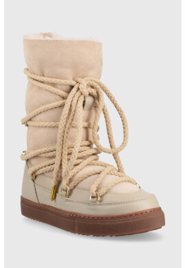 Inuikii Кожени апрески Classic High Laced в бежово 70107-096 - Pepit.bg