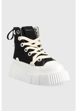 Inuikii Високи кецове Matilda Canvas High 23 в черно 30103-024 - Pepit.bg