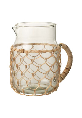 J-Line Гарафа Knitting Handle Glass - Pepit.bg