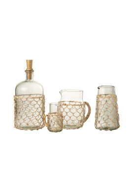 J-Line Гарафа Knitting Handle Glass - Pepit.bg