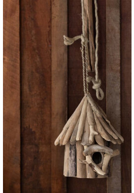 J-Line Хранилка за птици Driftwood Small - Pepit.bg
