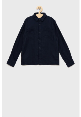 Jack & Jones Детска памучна риза в тъмносиньо - Pepit.bg