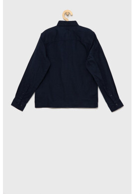 Jack & Jones Детска памучна риза в тъмносиньо - Pepit.bg