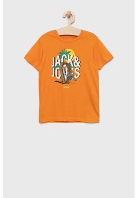 Jack & Jones Детска памучна тениска - Pepit.bg