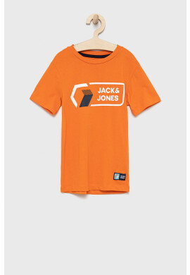 Jack & Jones Детска памучна тениска - Pepit.bg