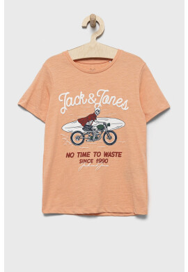 Jack & Jones Детска памучна тениска - Pepit.bg