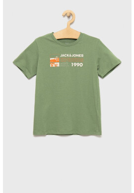 Jack & Jones Детска памучна тениска - Pepit.bg