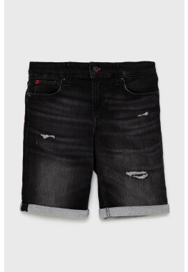 Jack & Jones Детски дънков къс панталон в сиво - Pepit.bg