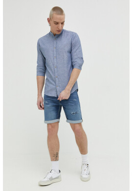 Jack & Jones Дънкови къси панталони JJIRICK в синьо - Pepit.bg