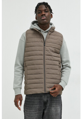 Jack & Jones Елек JJERECYCLE мъжки в сиво с преходна изолация - Pepit.bg