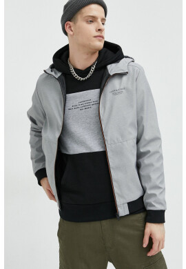 Jack & Jones Яке JJESEAM в сиво с преходна изолация 12182243 - Pepit.bg