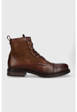 Jack & Jones Кожени боти Martey - Pepit.bg