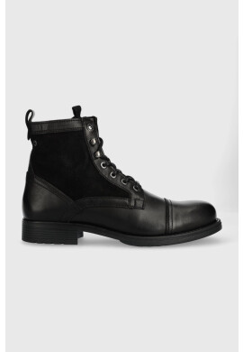 Jack & Jones Кожени боти Martey - Pepit.bg