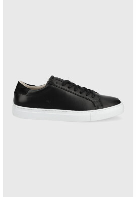 Jack & Jones Кожени обувки в черно - Pepit.bg