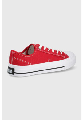 Jack & Jones Ниски кецове мъжко в червено - Pepit.bg