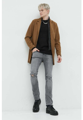 Jack & Jones Палто с вълна в кафяво с преходна изолация - Pepit.bg