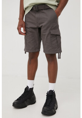 Jack & Jones Памучен къс панталон в сиво - Pepit.bg