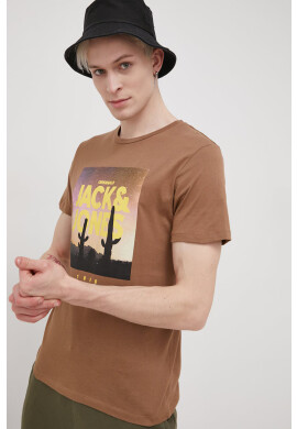 Jack & Jones Памучна тениска - Pepit.bg