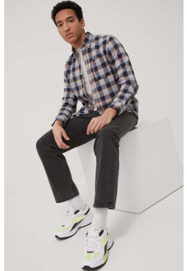 Jack & Jones Памучна тениска в бежово с принт - Pepit.bg