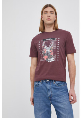 Jack & Jones Памучна тениска в жълто - Pepit.bg