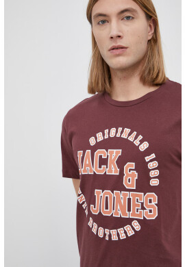 Jack & Jones Памучна тениска - Pepit.bg