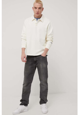Jack & Jones Памучна тениска в бежово с принт - Pepit.bg