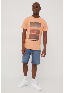 Jack & Jones Памучна тениска - Pepit.bg
