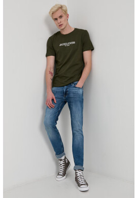 Jack & Jones Памучна тениска - Pepit.bg