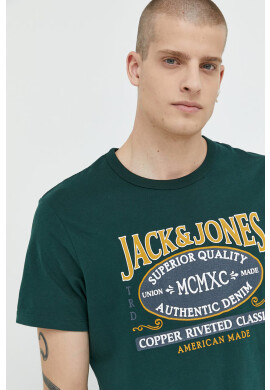 Jack & Jones Памучна тениска - Pepit.bg