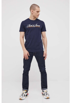 Jack & Jones Памучна тениска - Pepit.bg
