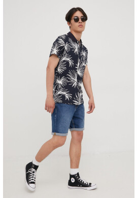 Jack & Jones Памучна тениска с яка - Pepit.bg